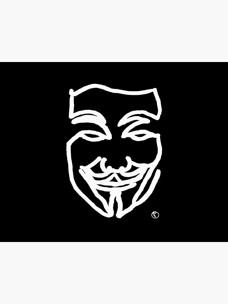 Anonymous Mask | Art Board Print