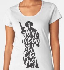 Don't Rescue Me Women's Premium T-Shirt