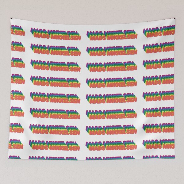 Item preview, Mads Mikkelsen Rainbow Lettering designed and sold by creehowlett.