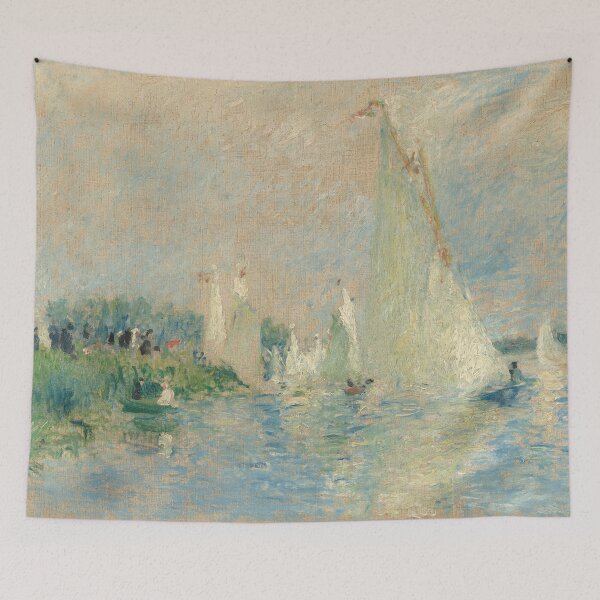 Item preview, Auguste Renoir, Regatta at Argenteuil, 1874 Painting designed and sold by VibrantDesign.