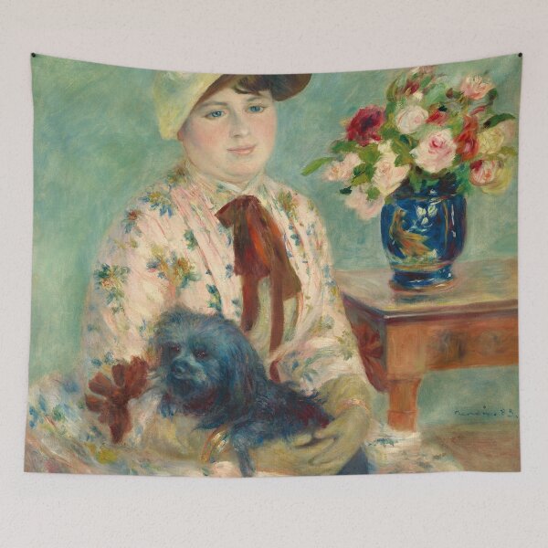 Item preview, Auguste Renoir, Mlle Charlotte Berthier, 1883 Painting designed and sold by VibrantDesign.