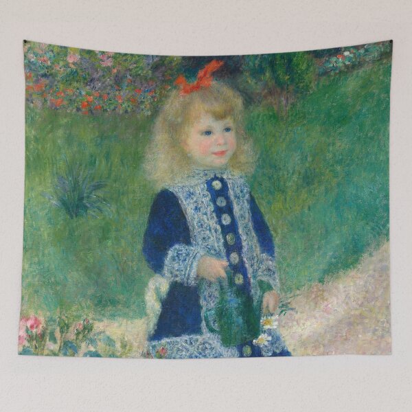 Item preview, Auguste Renoir, A Girl with a Watering Can, 1876 Painting designed and sold by VibrantDesign.