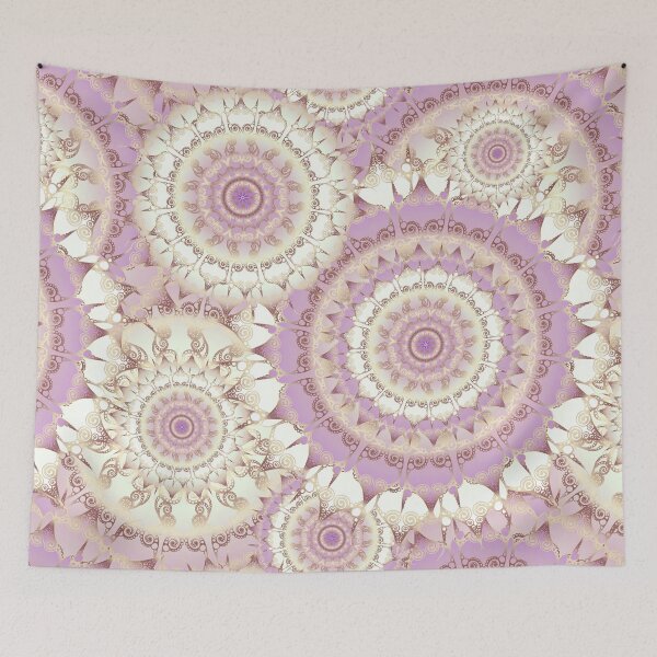 Artikelvorschau, Delicate Mandala Pattern lilac entworfen und verkauft von pearlposition.