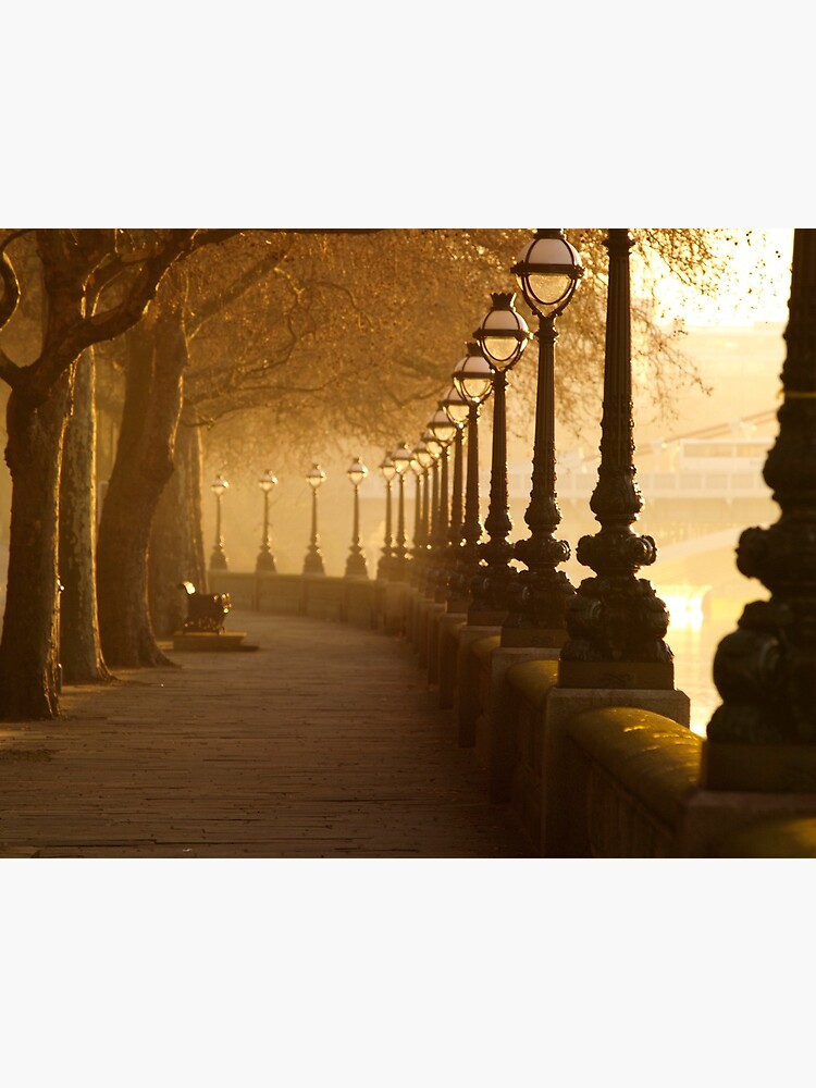 Thumbnail 3 of 3, Art Print, Chelsea Embankment, London. designed and sold by hwjgage.