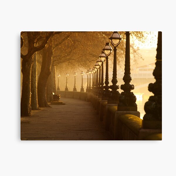 Chelsea Embankment, London. Canvas Print
