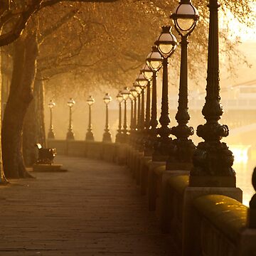Artwork thumbnail, Chelsea Embankment, London. by hwjgage