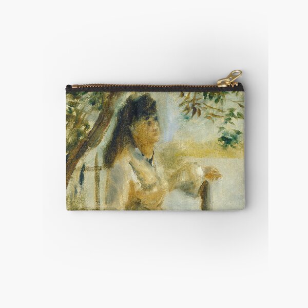 Item preview, Auguste Renoir, Woman by a Fence, 1866 Painting designed and sold by VibrantDesign.