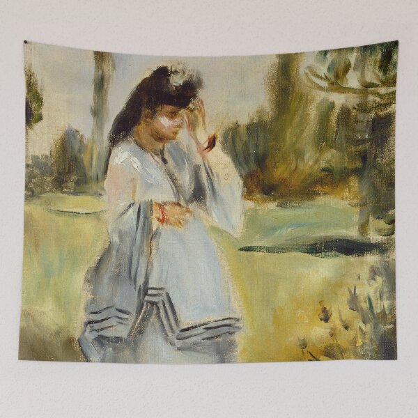 Item preview, Auguste Renoir, Woman in a Park, 1866 Painting designed and sold by VibrantDesign.