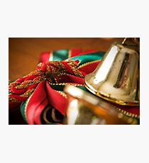 Christmas Ribbon Photographic Print