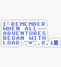 C64 Retro Sticker