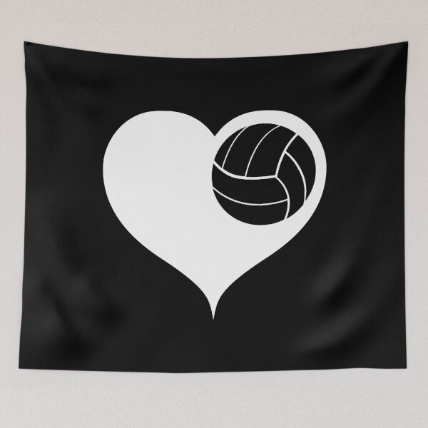 Item preview, Volleyball heart passion designed and sold by RetroFuchs.