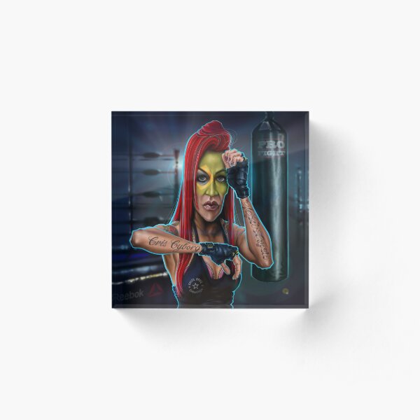 Cris Cyborg Acrylic Block