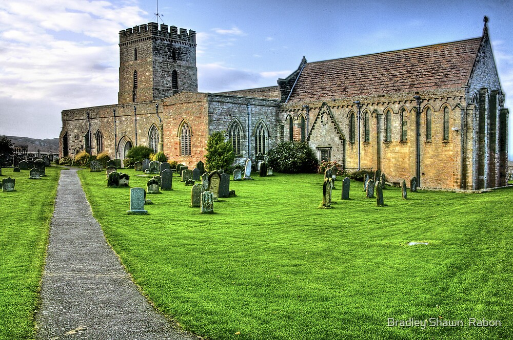 ""Bamburgh Village Church"" by Bradley Shawn Rabon Redbubble