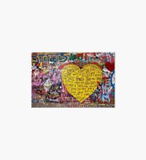 Jonnanova Zed (Jonh Lennon's wall) Art Board Print
