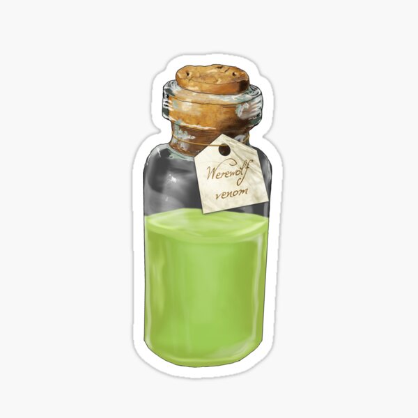 "Werewolf venom" Sticker by drawnexplore | Redbubble