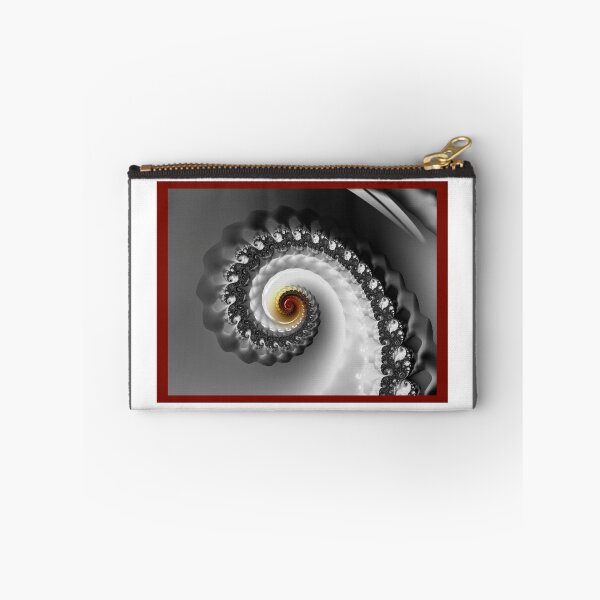 Artikelvorschau, DRAW String Tasche, FRACTAL ART SPIRAL GRAU SCHWARZ & WEISS..und entworfen und verkauft von ackelly4.