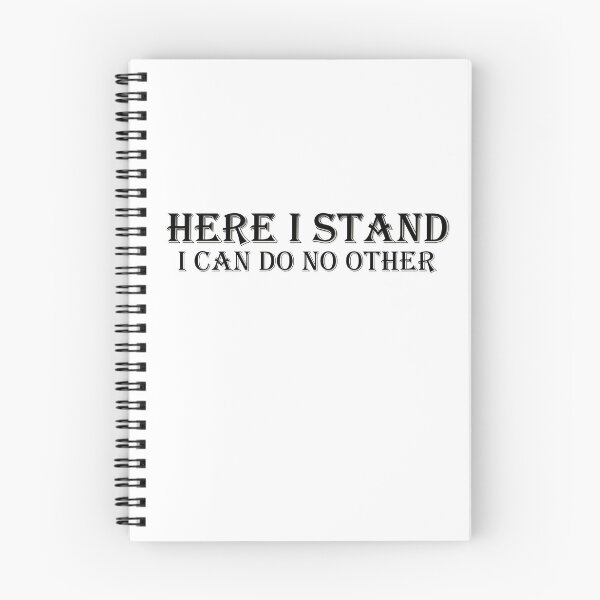 Item preview, Here I Stand I Can Do No Other Martin Luther Quote designed and sold by KCTraders.
