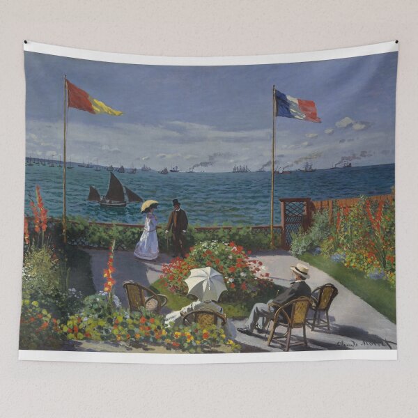 Aperçu de l'œuvre MONET Jardin à Sainte-Adresse créée et vendue par The Great Art.