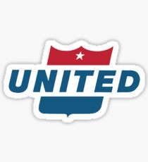 Vintage United Airlines sign Sticker