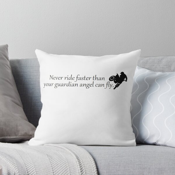Item preview, Never ride faster than your guardian angel can fly! designed and sold by ericsj11.