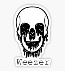 Weezer Black Sticker