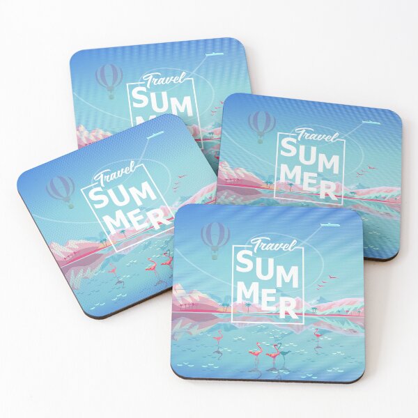 Item preview, Holiday Summer Adventure in Nature, Trendy Design "Magic Travel, Tropical Summer" -  Collection designed and sold by sofiartmedia.