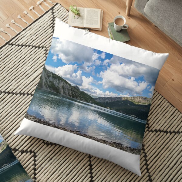 French Lake Floor Pillow