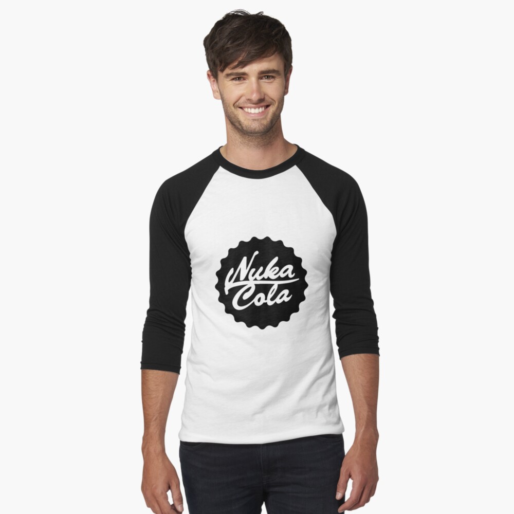 New T-Shirt Nuka Cola Funny Games Logo Black/Grey/White/Navy Size