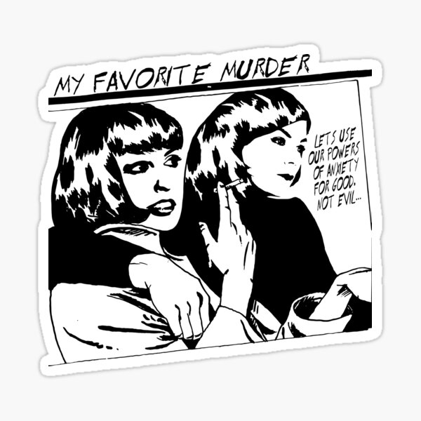 MY FAVORITE MURDER SONIC YOUTH GOO Sticker