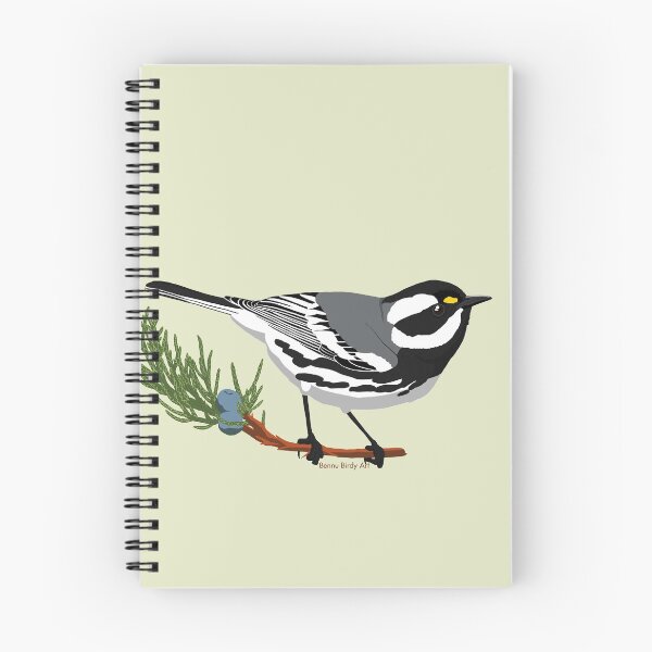 Item preview, Black-throated Gray Warbler designed and sold by BennuBirdy.