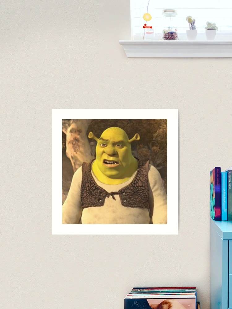 confused shrek Postcard for Sale by Alexis m