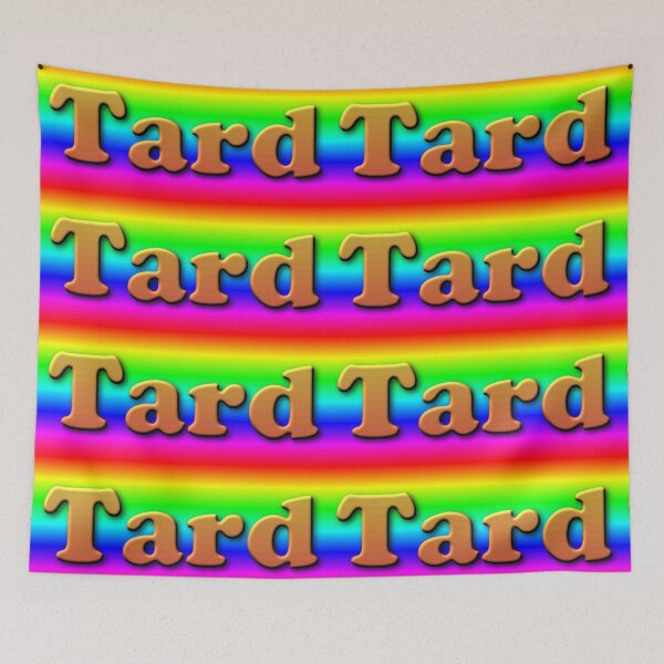 Item preview, Rainbow Tard jpeg 3D text funny pride bad graphic design   Cooper Black designed and sold by Savant2001.