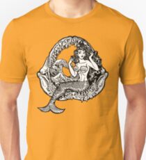 Mermaid and Shark Jaws Unisex T-Shirt