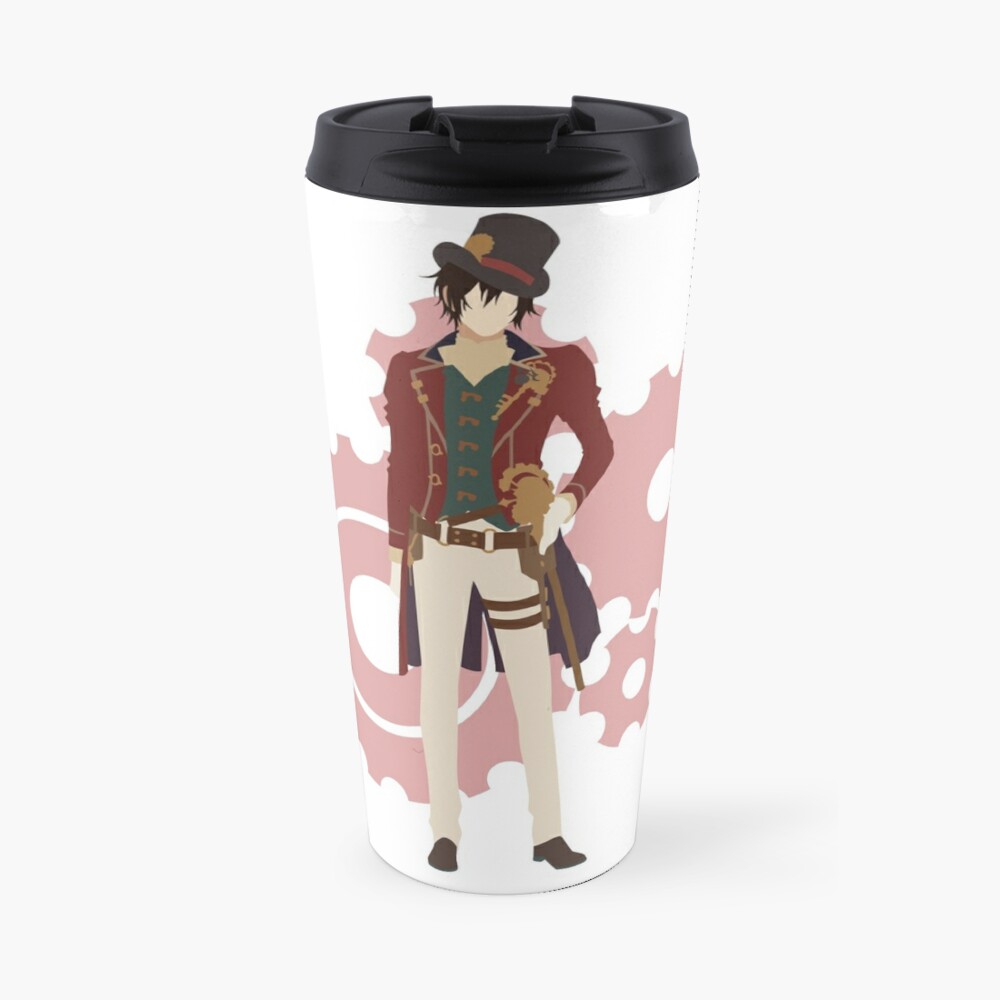 arsene lupin code realize minimalist art travel mug by caelyngreaves redbubble