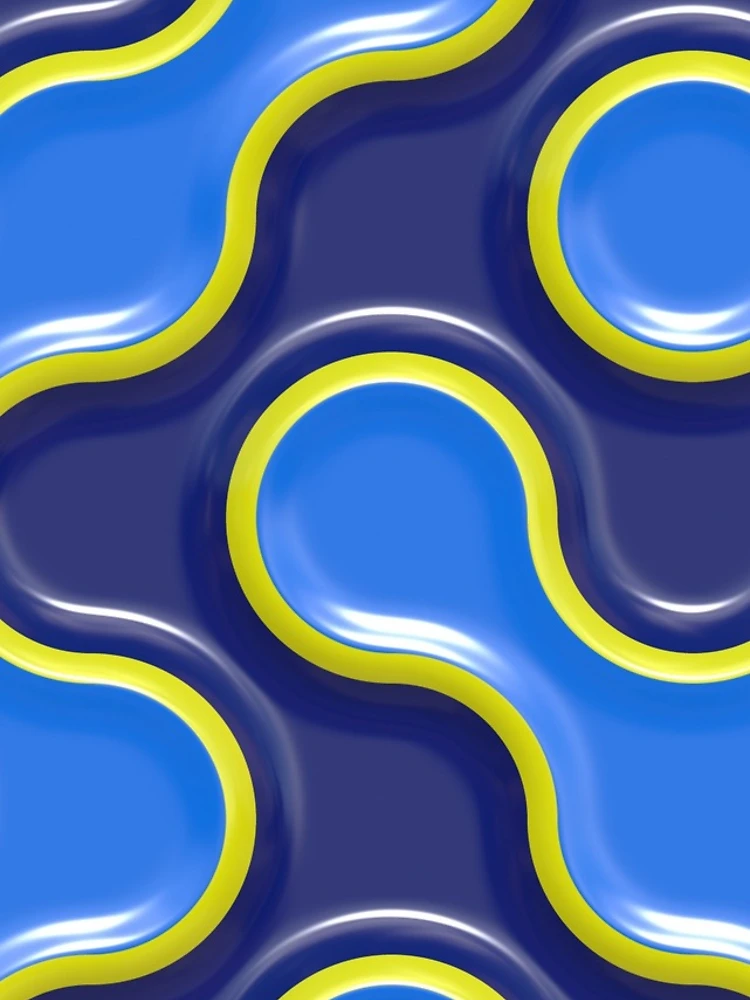 Thumbnail 4 of 4, iPhone Case, Blue Pattern designed and sold by VibrantDesign.