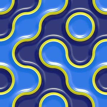 Artwork thumbnail, Blue Pattern by VibrantDesign