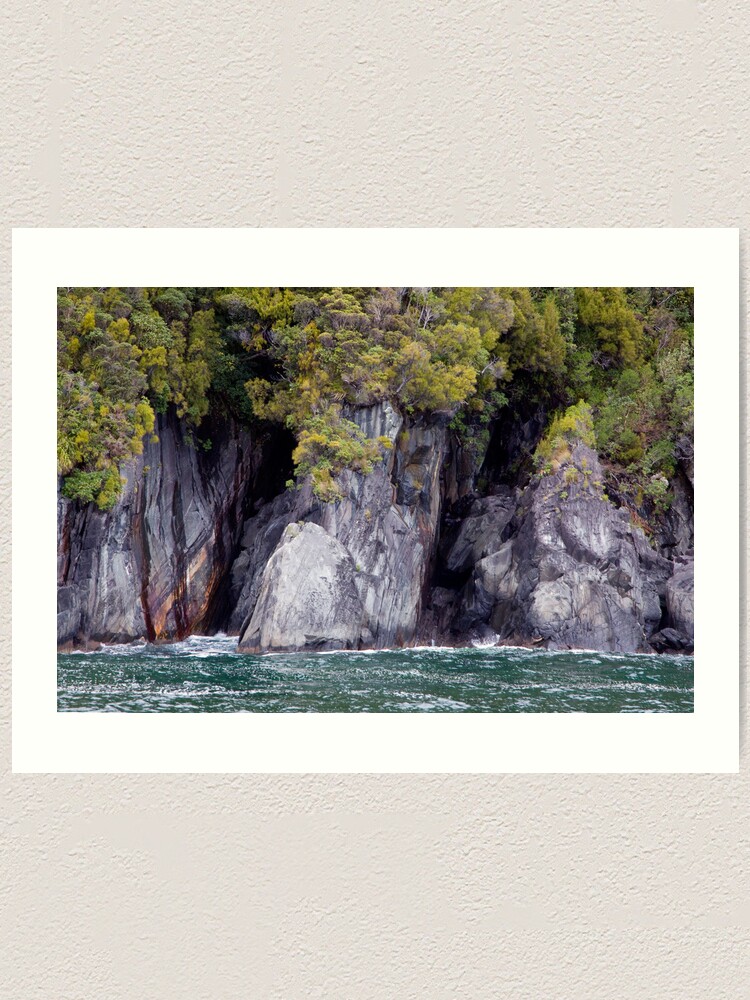 Alternate view of Green on Green, New Zealand Style Art Print
