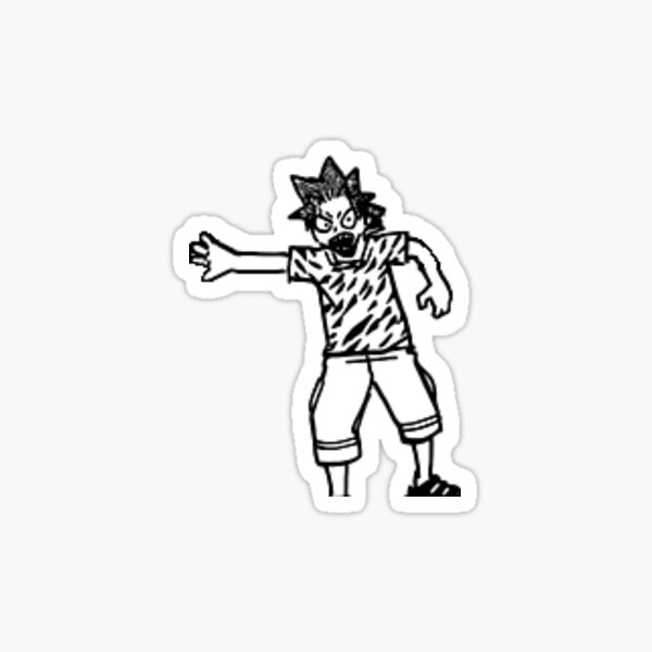He Yells Sticker