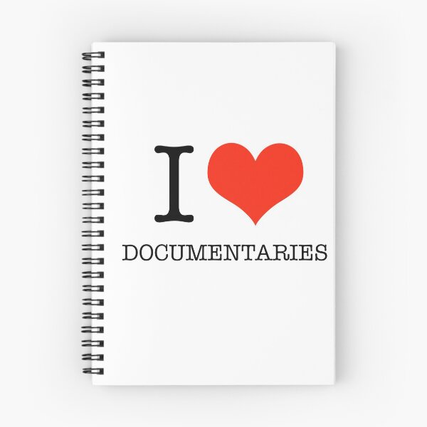 Item preview, I [love] Documentaries Heart designed and sold by Hux Designs.