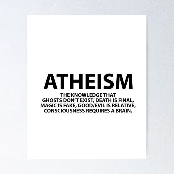 Item preview, Atheism definition designed and sold by Evelyus.