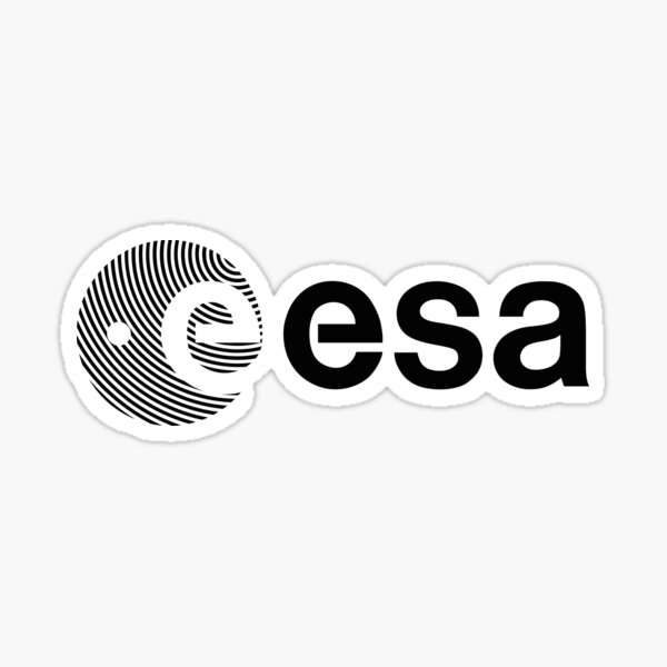 European Space Agency logotype Sticker