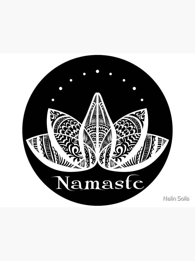 Lotus Namaste Design Sanskrit Namaste Yoga Namaste Lotus Pullover Hoodie