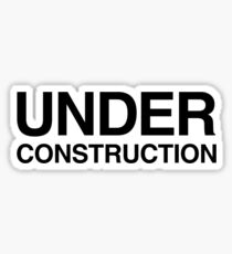 Under Construction Sticker