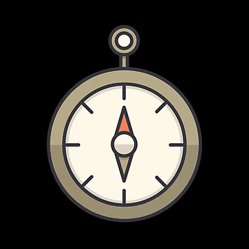 Artwork thumbnail, Cute Little Compass by SpacemanSam13