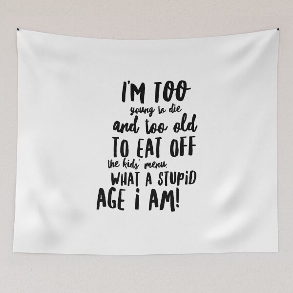 Item preview, Too Young to Die designed and sold by kpccrafty.