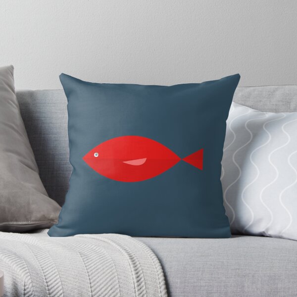 Blue Fish Pillows & Cushions for Sale