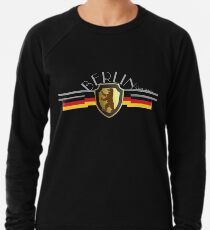 Berlin Bear and German Flag Lightweight Sweatshirt
