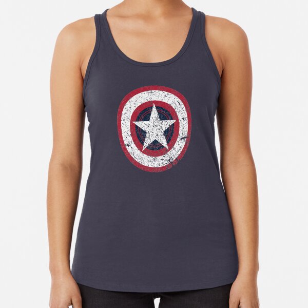 America Hero Logo Vintage Racerback Tank Top