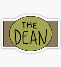 The Dean Championship Belt Sticker