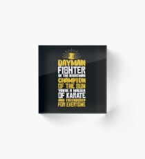 DAYMAN! Champion of the Sun! Acrylic Block